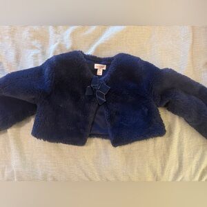 Cat & Jack cropped fur coat